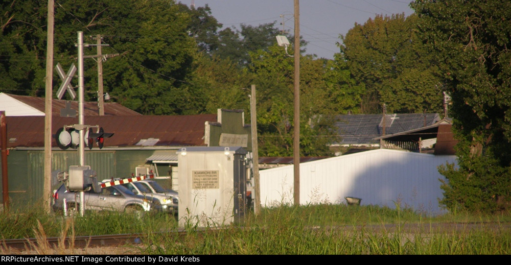 Gate almost down.